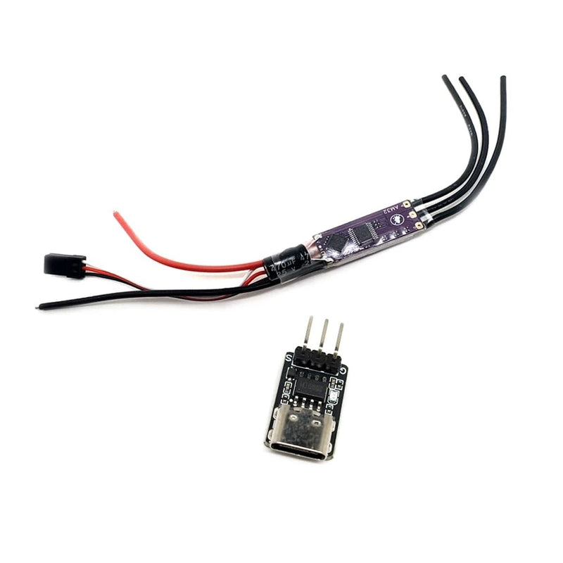 32Bit ESC AM32 24S 40A Speed Controller 5V 2A BEC 25V 470uF Capacitor with ES... Converter