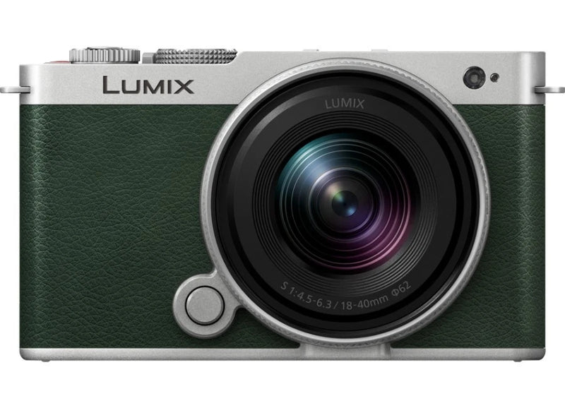 Panasonic LUMIX S9 N Kit 18-40mm Light Silver x Dark Olive Leather