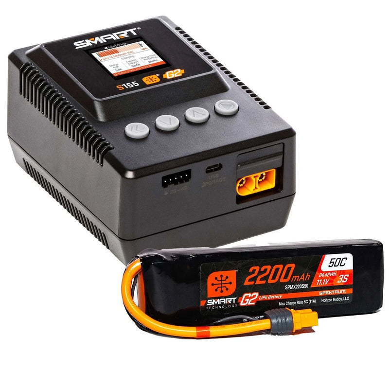 Spektrum Accessories Smart Powerstage Air G2 2200mAh 3S LiPo IC3 and S155 Battery