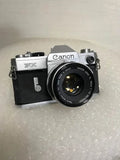 Canon FX Film SLR Camera Vintage Classic for Parts or Collection