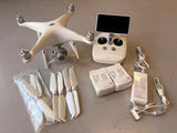 Dji Phantom 4 Pro V2.0 Drone With Controller Battery Charger Accessories