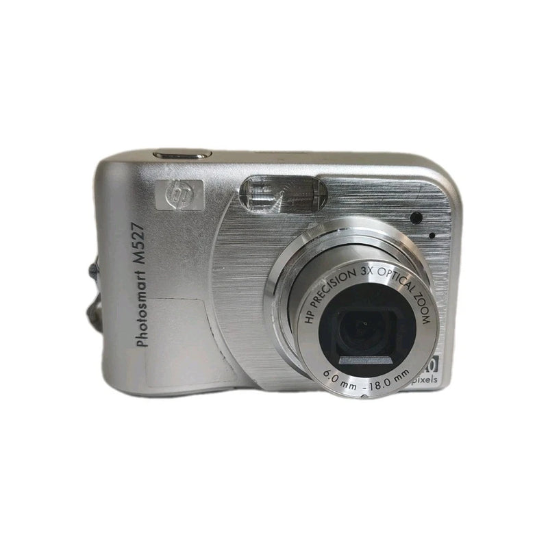 HP PhotoSmart M547 6.2MP Digital Camera - Silver Tested And Works!