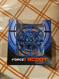 Blue LED scooter drone box with circular fan and blue lights