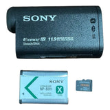 Sony HDR-AS30V action camcorder with battery and memory card