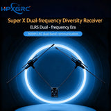 HPXGRC Super X ELRS Receiver 2.4G+915M LR1121 Chip for FPV RC Drone Long Range