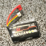 CJ IMR 18550 LiPo RC battery pack, black label, 2000mAh 7.4V 2S