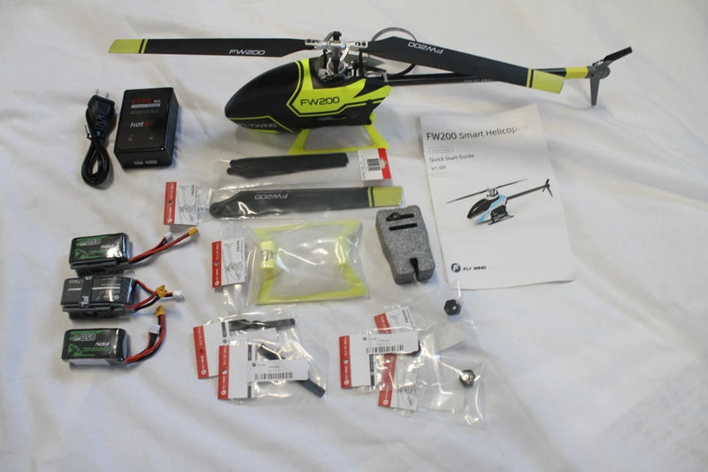 Fly Wing FW 200 Smart Helicopter,Spectrum,Futaba,Radio Control Helicopters