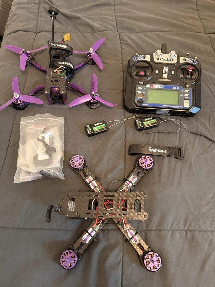 Fpv drone Eachine Wizard X220S With Remote And Spare Frame