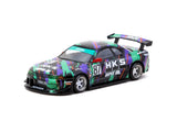 1:64 Nissan Skyline (R32) Widebody -- HKS -- Tarmac Works x Tarmac Cards