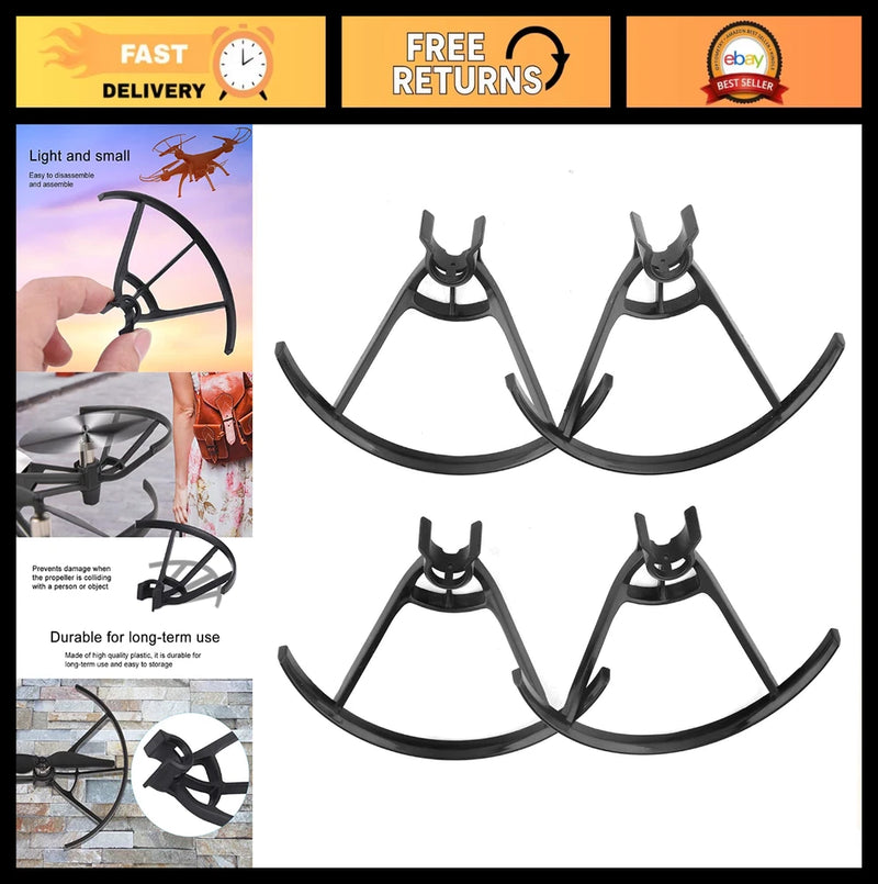 4PCS Drone Propeller Guards - Protective Covers for Tello Blades, Safe Accessory