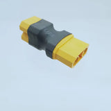 XT90-to-dual XT60 parallel connector adapter, yellow and black plug