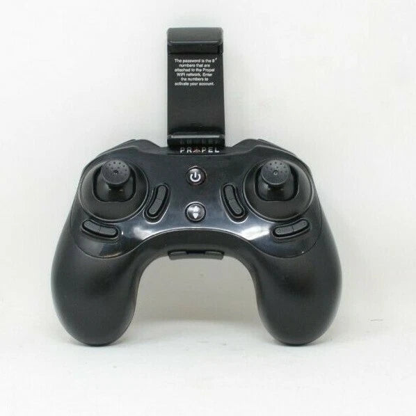 Propel Flex 2.0 compact remote control, black with dual joysticks and phone cradle