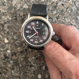 Lad Weather Solar Master II (model LAD053). Military Watch Battery Free. Black Battery