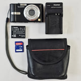 Panasonic Lumix DMC-FX12 Digital Camera 7.2MP Zoom w/ Battery & Charger Works