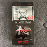 Propel Maximum X01 Micro Drone Wireless Quadrocopter - Titanium (VL-3511) NIB