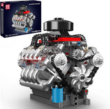 10171 V8 Engine Model Kit, Mini V8 Engine Kits That Runs, Build Your Own Car Mod Battery