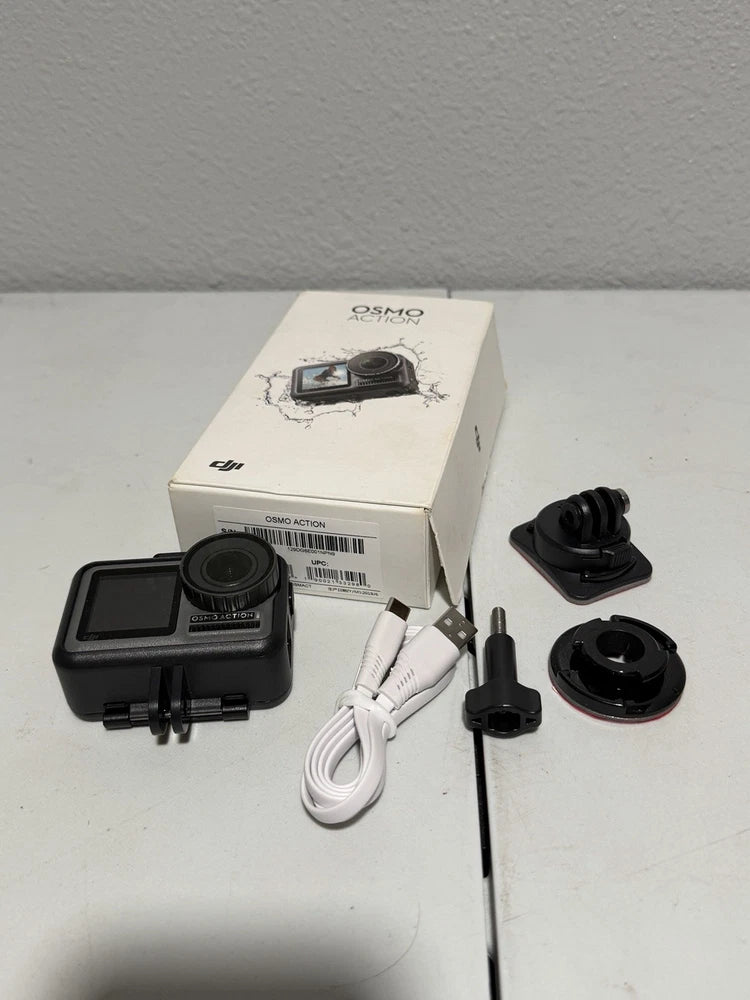 DJI Osmo Action - 4K HDR/60P/EIS Dual Screen, Waterproof, 1080P 8x With 64Gig