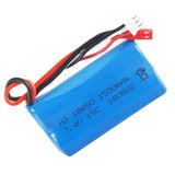 Battery 7.4V 1500mah 15C 2S Pack JST plug for RC Car Model Buggy Truck Boat Toy Battery