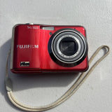 Fujifilm Digital Camera FinePix AX250 14.0MP  16 gb Memory Card Red