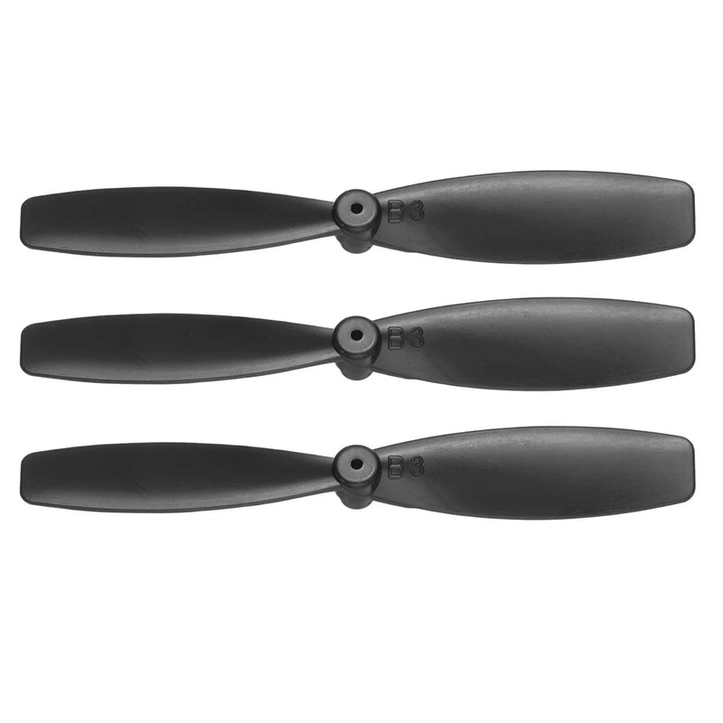 3 Set 55mm/2 Inch Propeller 2-Vane Blades Props, Black
