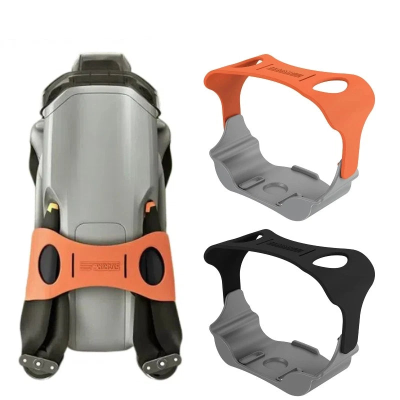 Propeller blade fixer strap accessories, orange and black strap holders with gray pads