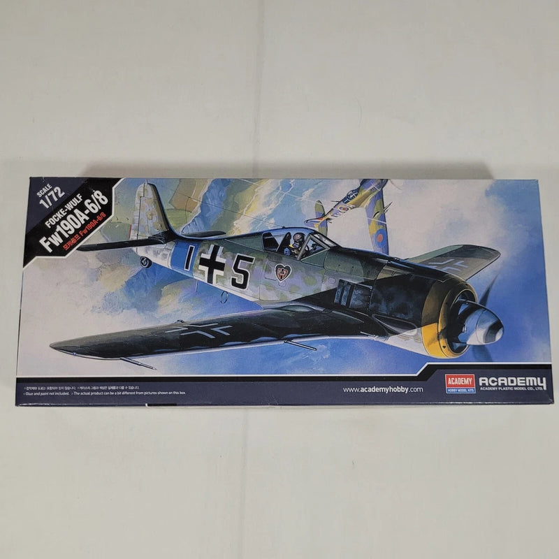 Fw190A-6/8 Academy Hobby Focke Wulf Model Airplane Kit 1/72 NEW Open Box