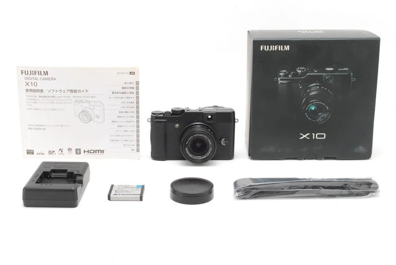 In Box!!¡¾TOP MINT¡¿Fujifilm X Series X10 12.0MP Digital Camera Black From JAPAN