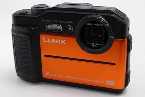 [Excellent+]Panasonic LUMIX FT7 Compact Digital Camera  4K Orange DC-FT7-D JAPAN