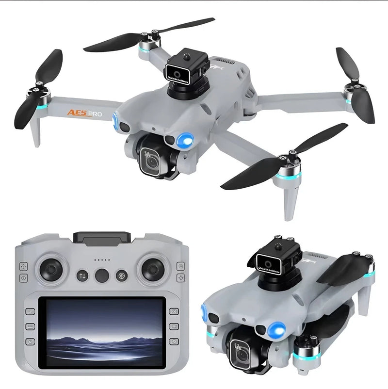 AE5 Pro Drone WIFI 4K 8K Dual Camera 360?? 5-Side Obstacle Avoidance Quadcopter