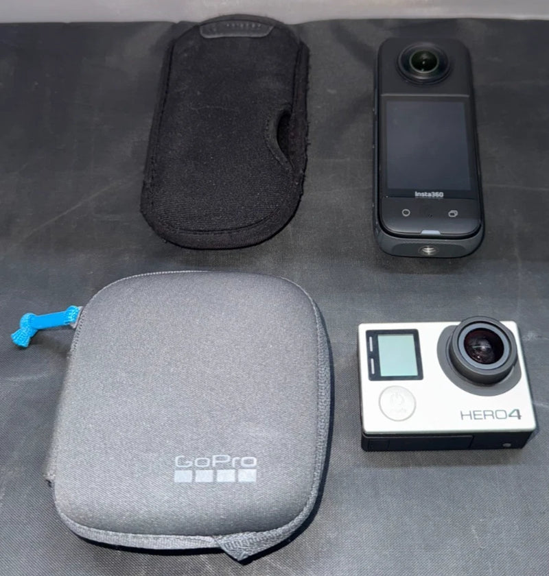 Insta360 X3 Camera and GoPro Hero 4 (PARTS/REPAIR)