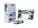 1:64 Koenigsegg Regera -- Silver / Blue Accents -- Tarmac Works x Tarmac Cards
