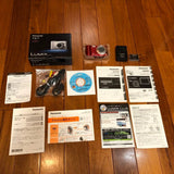 Panasonic Lumix TZ7 Digital Camera Red Compact Zoom Camera With Accessories