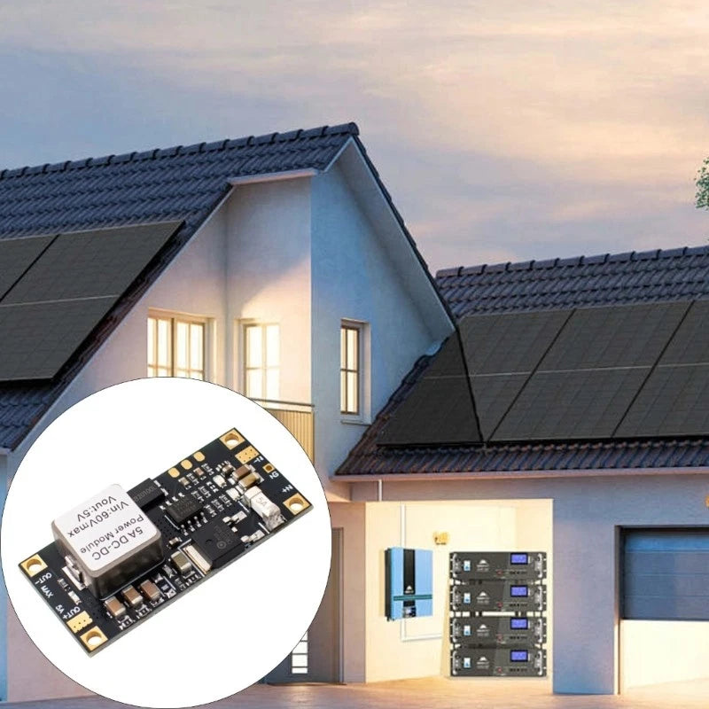 5A 5V 12V Adjustable Buckles Converters Module for Car Stable Power 96%