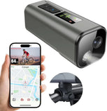 30fps Cycling Dash Cam with GPS Bike Computer & Speedometer 6-Axis Stabilization