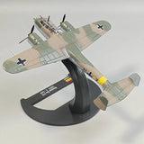1:144 Diecast Military Model WWII German Dornier Do 17Z Bomber Hobby Collection