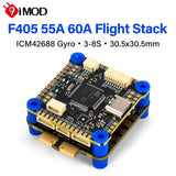 9IMOD F405 Flight Stack Flight Control 55A/60A ESC 30.5x30.5mm For FPV Drone