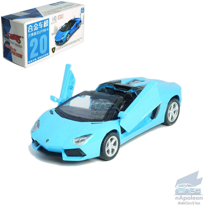 1:43 Lamborghini Aventador LP700-4 Model Car Diecast Vehicle Kid Gift Collection