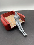 Jam Drinking A Malt 50s Pinup For Model Cars scale