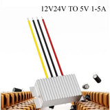 DC-DC Step Down Converter 8-36V to 5V 1A-5A 25W Buck Switching Power Module