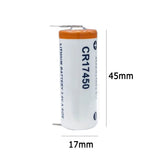 CR17450 Battery Water Meter 2200mAh 3V Battery with Soldering Foot Model Battery