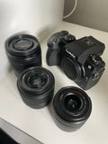 Panasonic LUMIX DMC-G7 4K Mirrorless camera + 3 lens bundle