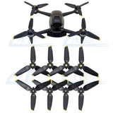 8PCS Low-Noise Propellers Blades For DJI FPV Drone Combo Quick Release Prop Gold