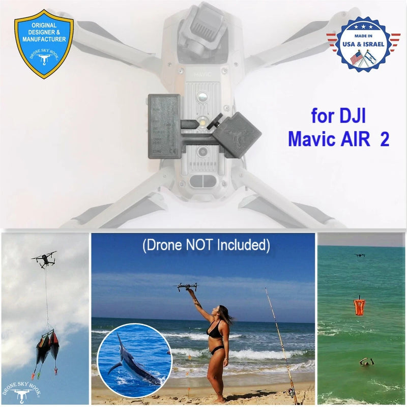 PROFESSIONAL Release Device, Drone Fishing, Payload Delivery for DJI Mavic AIR 2