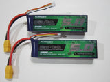 2X TURNIGY NANO-TECH PLUS 5000mAh 3S 11.1V 70C-140C LIPO BATTERY XT90 RC Battery