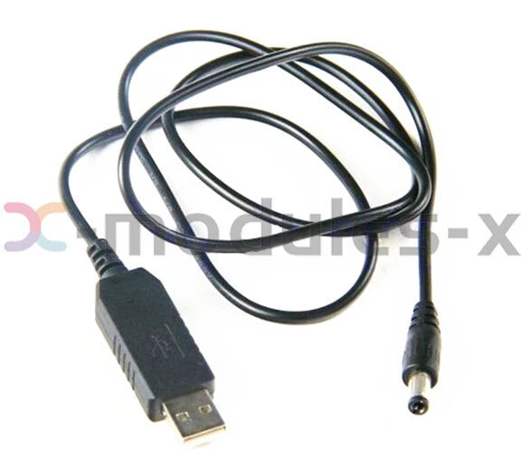 2Pack USB DC 5V To 12V Step-up Module Converter 2.1x5.5mm Male Connector NEW