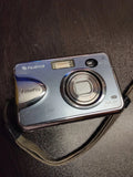 Fujifilm FinePix A360 Digital Camera 4.1MP Blue Silver Vintage Digicam Tested
