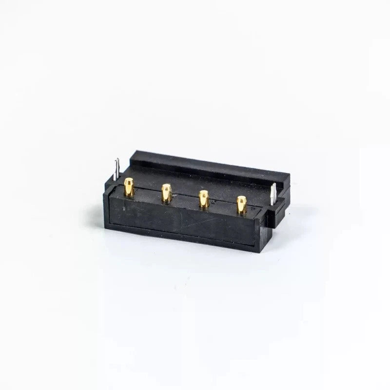 DJI Agras charger AC module socket with black housing and 4 gold pins
