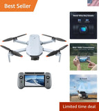 ATOM 2 Drone: 4K Video & 8K Photo with AI Tracking, 10KM Range, Under 249g