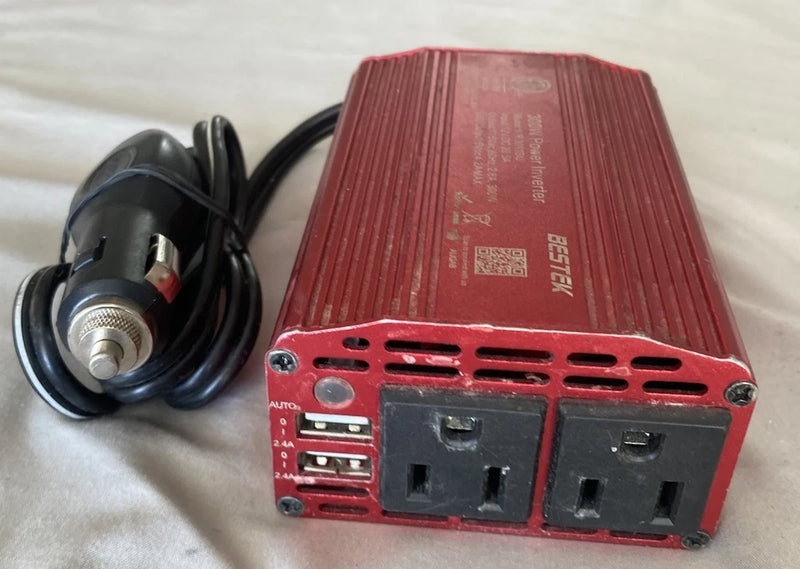 BESTEK 300W Power Inverter DC 12V to 110V AC Car 1 -