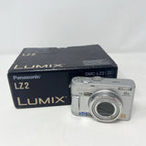 Panasonic Lumix DMC-LZ2 5MP Silver Digital Camera 24x Zoom - Tested Works Great!
